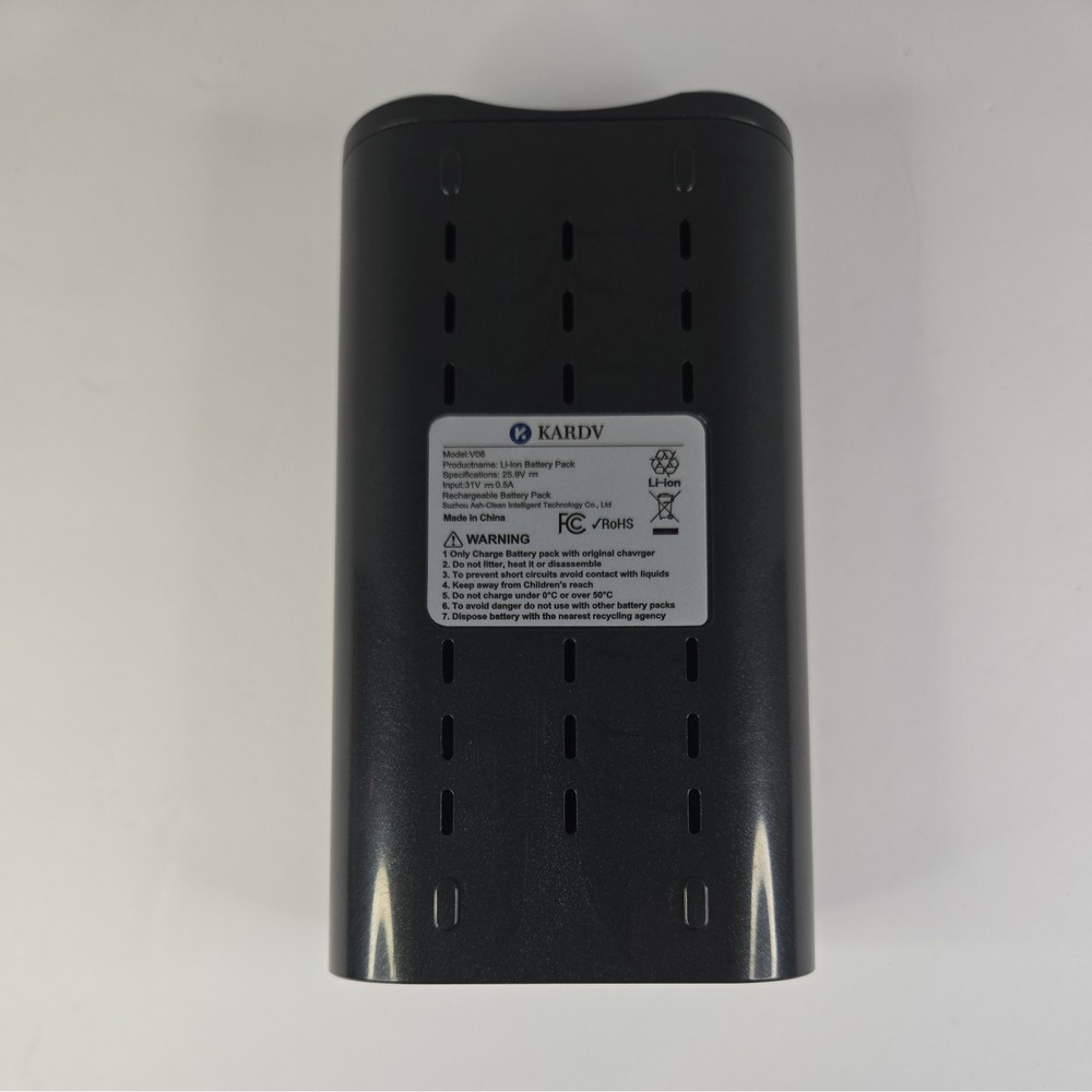Kardv Rechargeable Battery For V06 Cordless Stick Vacuum Cleaner 25.9V Li-ion - Picture 2 of 5
